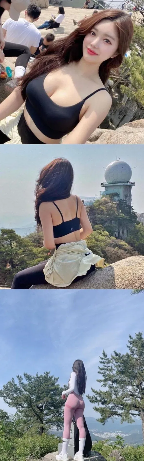 요즘 흔한 MZ처자들의 등산복 ㅗㅜㅑ